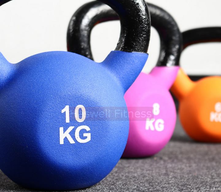 haswell fitness k1201c kgs colorful plastic dipping vinyl coated kettlebell 10kg2