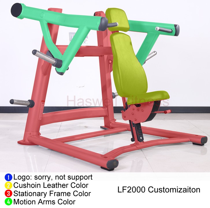 slt lf2000 plate loaded gym machine customization service from china haswell fitness